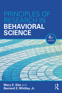 Cover image: Principles of Research in Behavioral Science 4th edition 9781138687875
