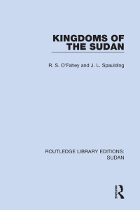 Imagen de portada: Kingdoms of the Sudan 1st edition 9781138212206