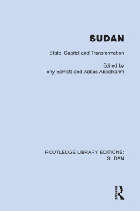 Cover image: Sudan 1st edition 9781138212114