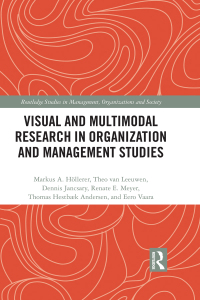 Imagen de portada: Visual and Multimodal Research in Organization and Management Studies 1st edition 9781138210578