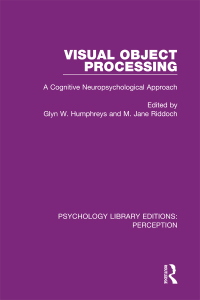 Immagine di copertina: Visual Object Processing 1st edition 9781138209732
