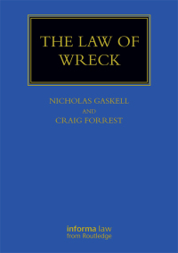 表紙画像: The Law of Wreck 1st edition 9781032176284