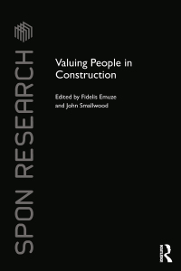 Imagen de portada: Valuing People in Construction 1st edition 9781138208216