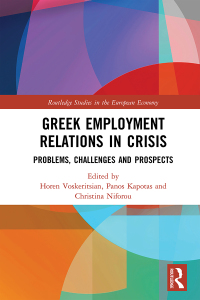 Cover image: Greek Employment Relations in Crisis 1st edition 9781138207356