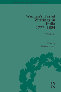 Omslagafbeelding: Women's Travel Writings in India 1777–1854 1st edition 9781138202788
