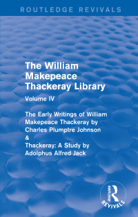 Titelbild: The William Makepeace Thackeray Library 1st edition 9781138202740