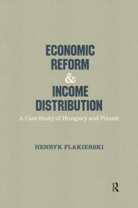 Cover image: Economic Reform and Income Distribution 1st edition 9780873323710