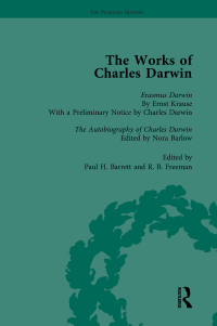Cover image: The Works of Charles Darwin: Vol 29: Erasmus Darwin (1879) / the Autobiography of Charles Darwin (1958) 1st edition 9781851964093