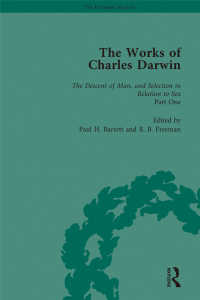 صورة الغلاف: The Works of Charles Darwin: v. 21: Descent of Man, and Selection in Relation to Sex (, with an Essay by T.H. Huxley) 1st edition 9781851964017