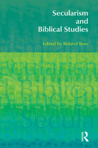 表紙画像: Secularism and Biblical Studies 1st edition 9781845533748