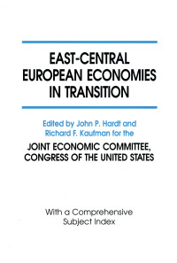 表紙画像: East-Central European Economies in Transition 1st edition 9781563246128