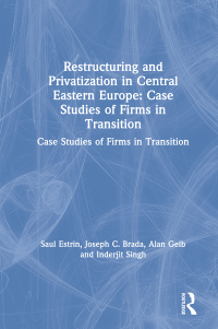 Cover image: Restructuring and Privatization in Central Eastern Europe 1st edition 9781563246111