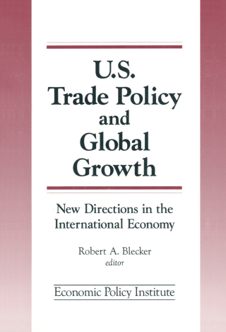 Cover image: Trade Policy and Global Growth 1st edition 9781563245305