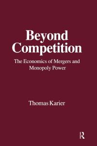 Cover image: Beyond Competition 1st edition 9781563241277