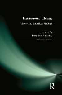 Cover image: Institutional Change 1st edition 9781563240805