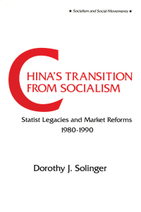 表紙画像: China's Transition from Socialism? 1st edition 9781563240683