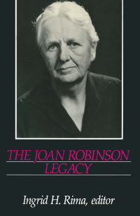 Omslagafbeelding: The Joan Robinson Legacy 1st edition 9780873326117