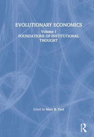 Imagen de portada: Evolutionary Economics: v. 1 1st edition 9780873324816