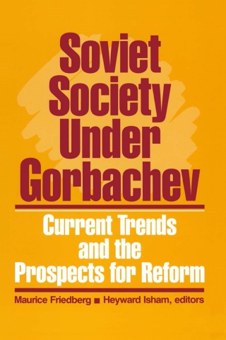 Titelbild: Soviet Society Under Gorbachev 1st edition 9780873324434