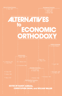 Cover image: Alternatives to Economic Orthodoxy 1st edition 9780873324137