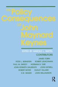Omslagafbeelding: The Policy Consequences of John Maynard Keynes 1st edition 9780873323178