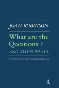 Cover image: What are the Questions and Other Essays 1st edition 9780873321990