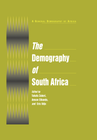 Imagen de portada: The Demography of South Africa 1st edition 9780765615633