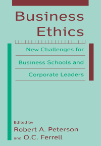 Cover image: Business Ethics 1st edition 9780765614582