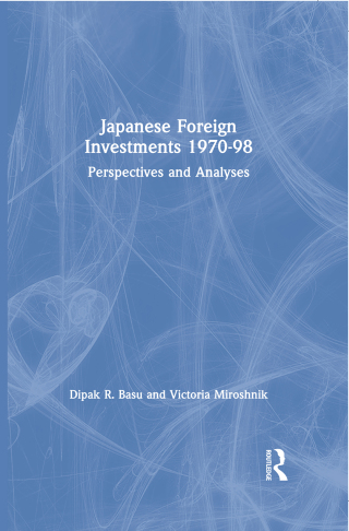 Cover image: Japanese Foreign Investments, 1970-98 1st edition 9780765605023