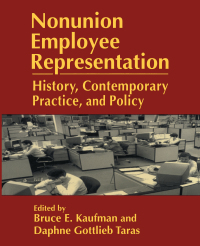 Titelbild: Nonunion Employee Representation 1st edition 9780765604941