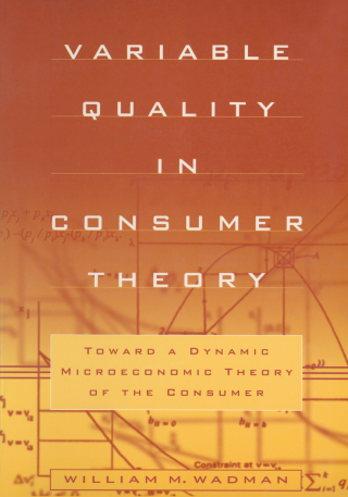 صورة الغلاف: Variable Quality in Consumer Theory 1st edition 9780765604651