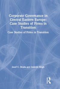 Cover image: Corporate Governance in Central Eastern Europe 1st edition 9780765602749