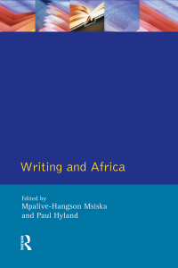 Imagen de portada: Writing and Africa 1st edition 9781138439955