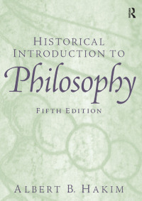 Omslagafbeelding: Historical Introduction to Philosophy 5th edition 9781138432598