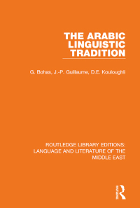 Omslagafbeelding: The Arabic Linguistic Tradition 1st edition 9781138699045