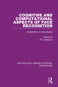 Imagen de portada: Cognitive and Computational Aspects of Face Recognition 1st edition 9781138699366