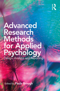 表紙画像: Advanced Research Methods for Applied Psychology 1st edition 9781138698895