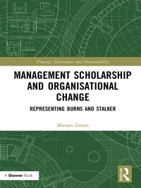 Cover image: Management Scholarship and Organisational Change 1st edition 9780367662639