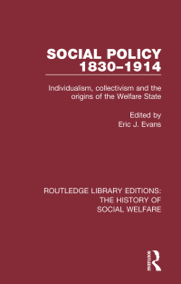 Imagen de portada: Social Policy 1830-1914 1st edition 9781138698055