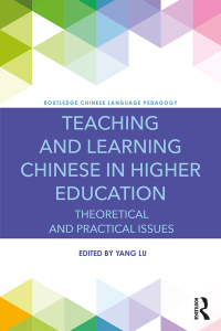 Cover image: Teaching and Learning Chinese in Higher Education 1st edition 9781138697645