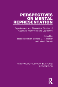 Omslagafbeelding: Perspectives on Mental Representation 1st edition 9781138697324