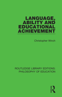 Cover image: Language, Ability and Educational Achievement 1st edition 9781138693296