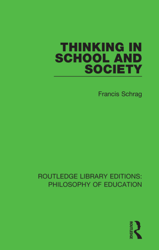 Immagine di copertina: Thinking in School and Society 1st edition 9781138693050
