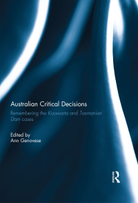 表紙画像: Australian Critical Decisions 1st edition 9781138692053