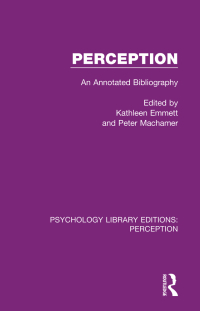 Cover image: Perception 1st edition 9781138692114