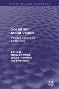 Immagine di copertina: Social and Moral Values 1st edition 9781138691346
