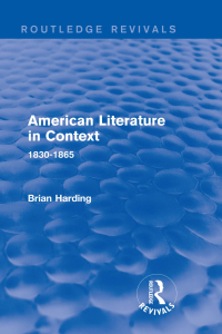 Imagen de portada: American Literature in Context 1st edition 9781138691179