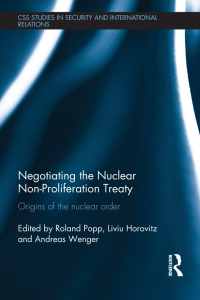 Titelbild: Negotiating the Nuclear Non-Proliferation Treaty 1st edition 9781138690172