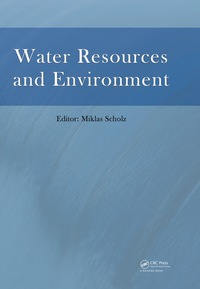 Cover image: Water Resources and Environment 1st edition 9781138029095