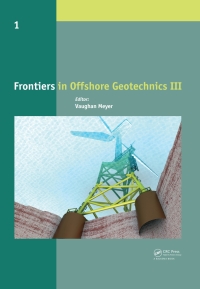 Imagen de portada: Frontiers in Offshore Geotechnics III 1st edition 9781138028487